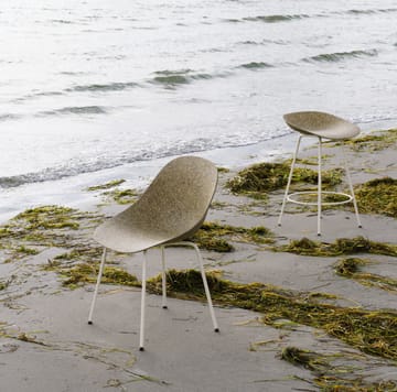 Chaise Mat Chair - Seaweed-cream steel - Normann Copenhagen