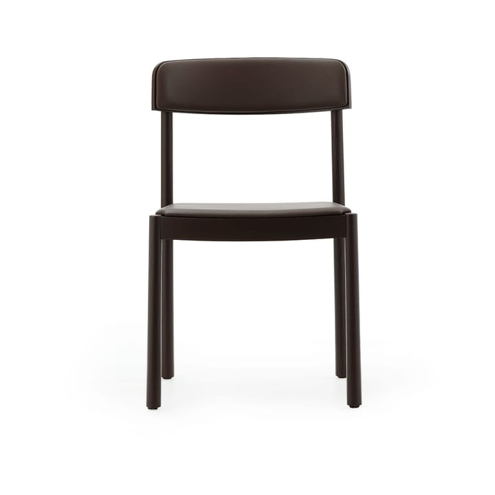 Chaise Timb, Brown ash-ultra leather chocolate Normann Copenhagen