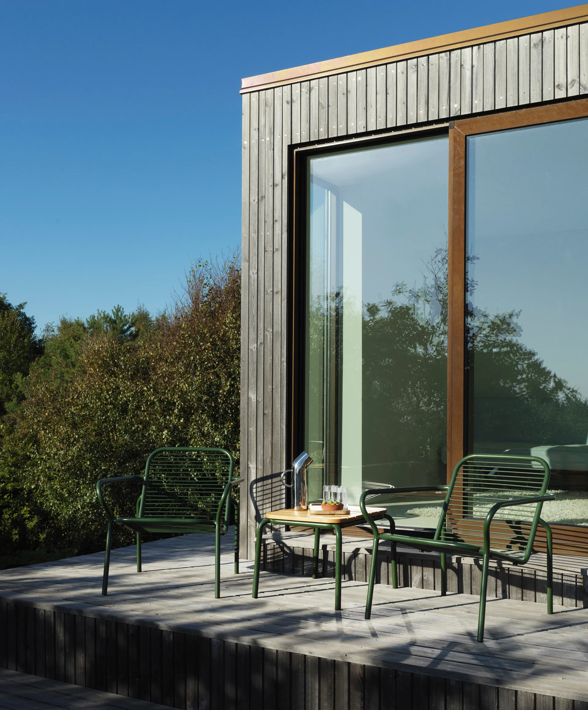 Chaise Vig Lounge Chair, Green Normann Copenhagen