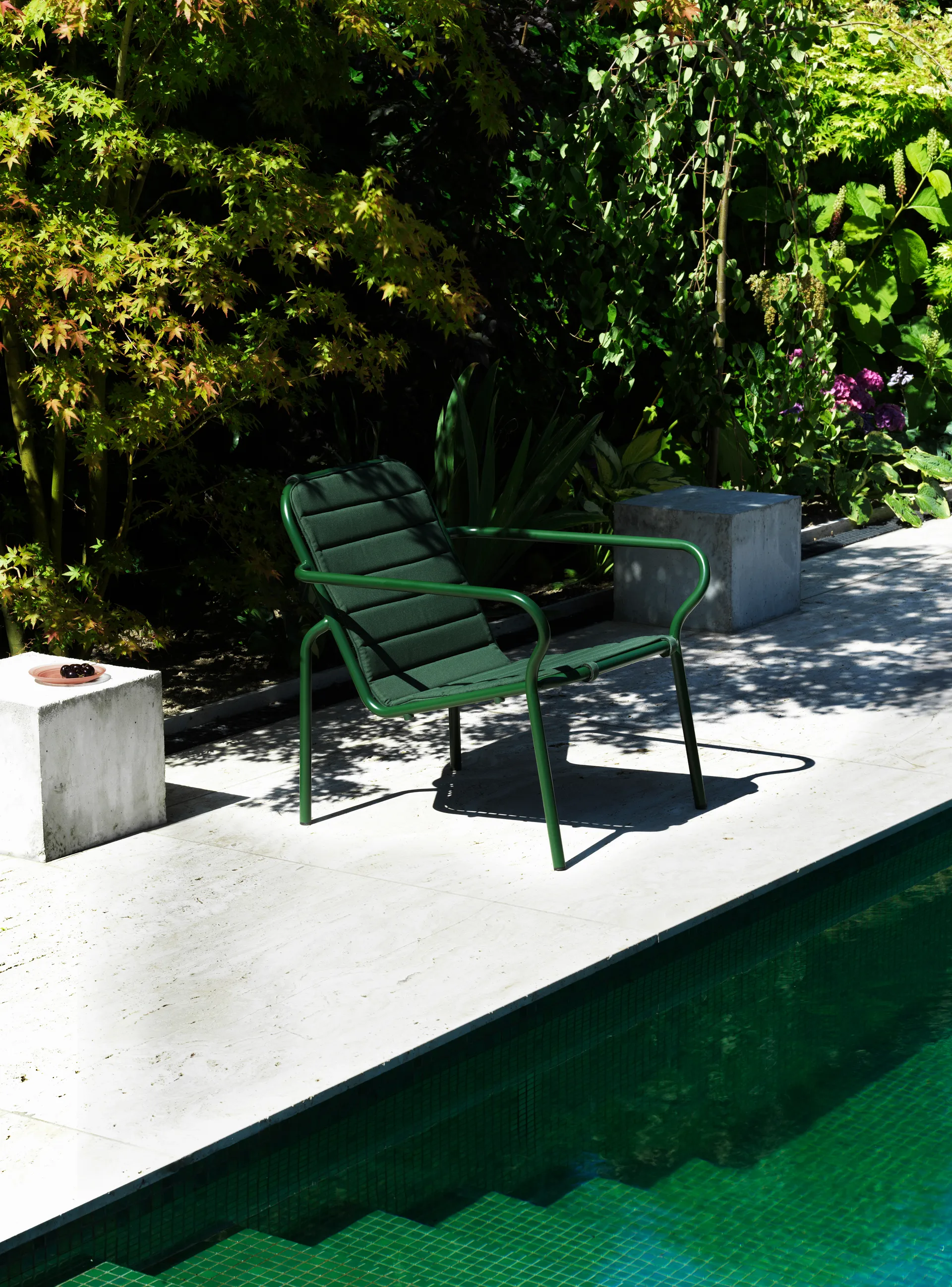 Chaise Vig Lounge Chair, Green Normann Copenhagen