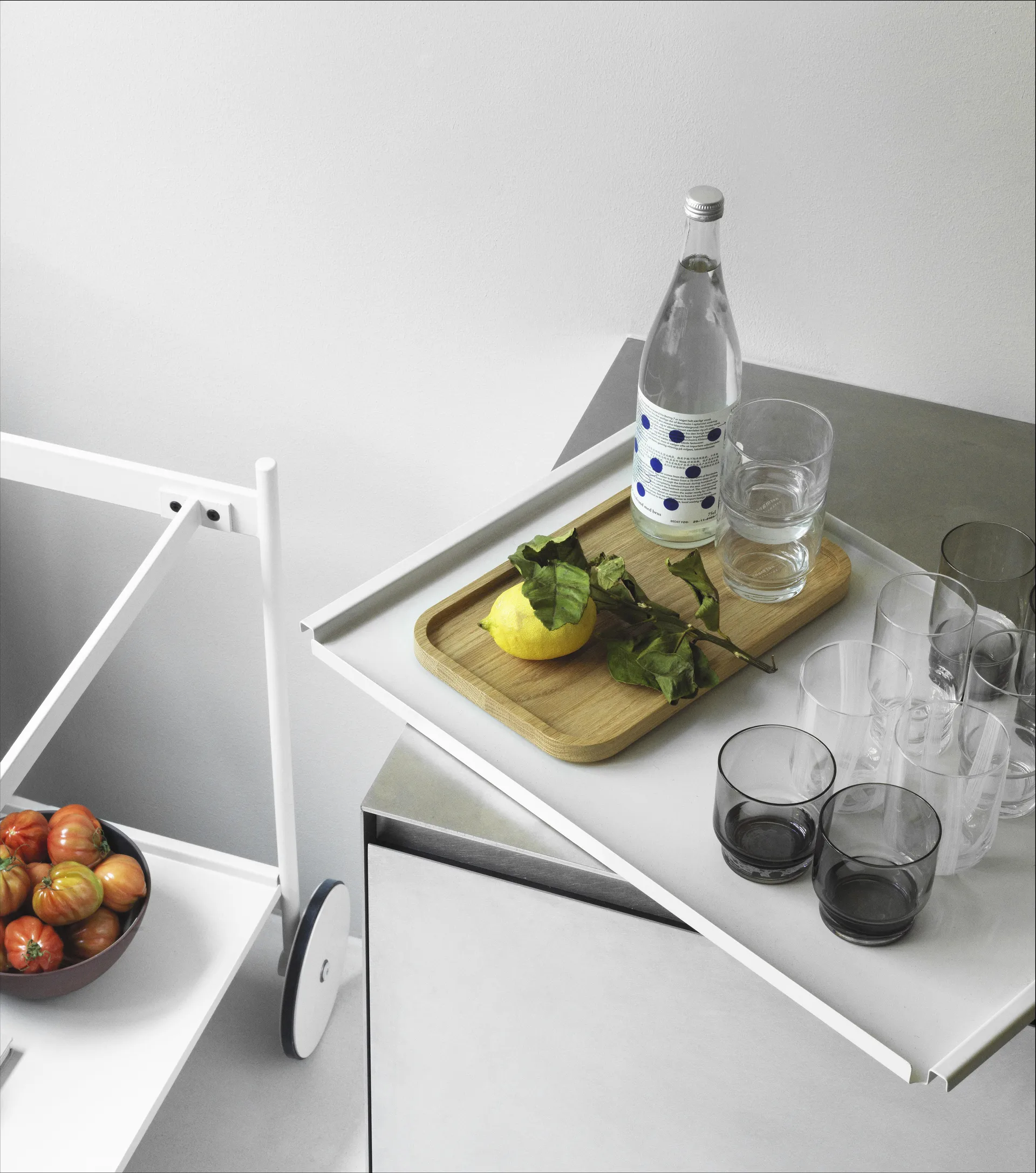 Chariot de service Rul, Blanc Normann Copenhagen