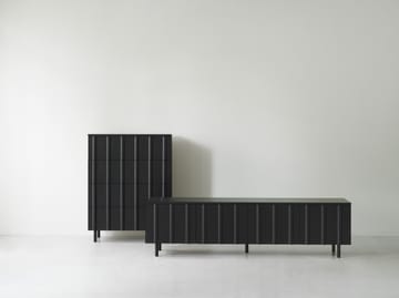 Commode Rib, 4 tiroirs - Soft Black - Normann Copenhagen