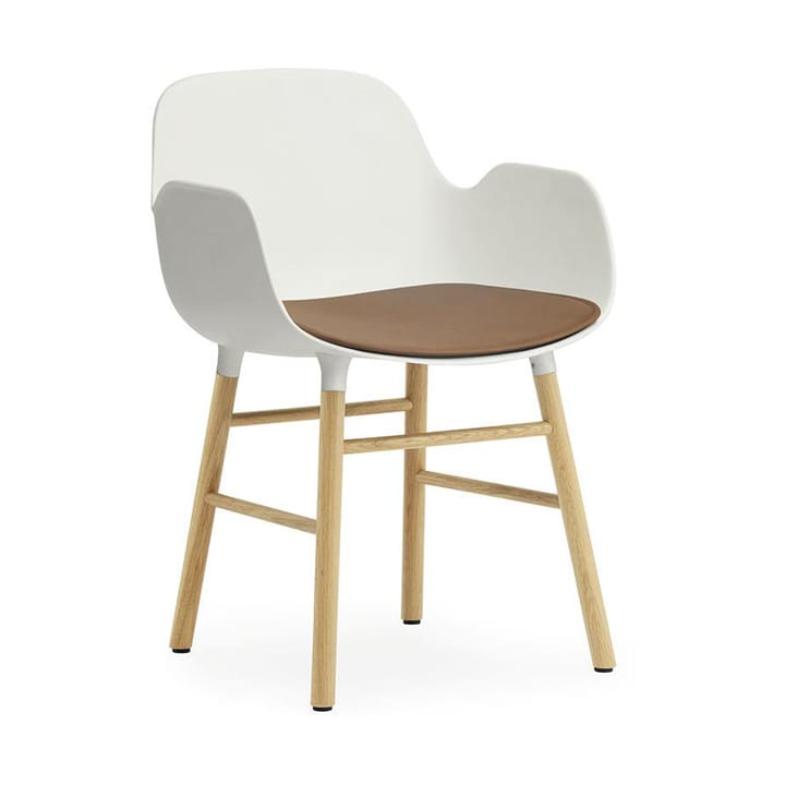 Coussin Form ultra leather, Brandy 41574 Normann Copenhagen