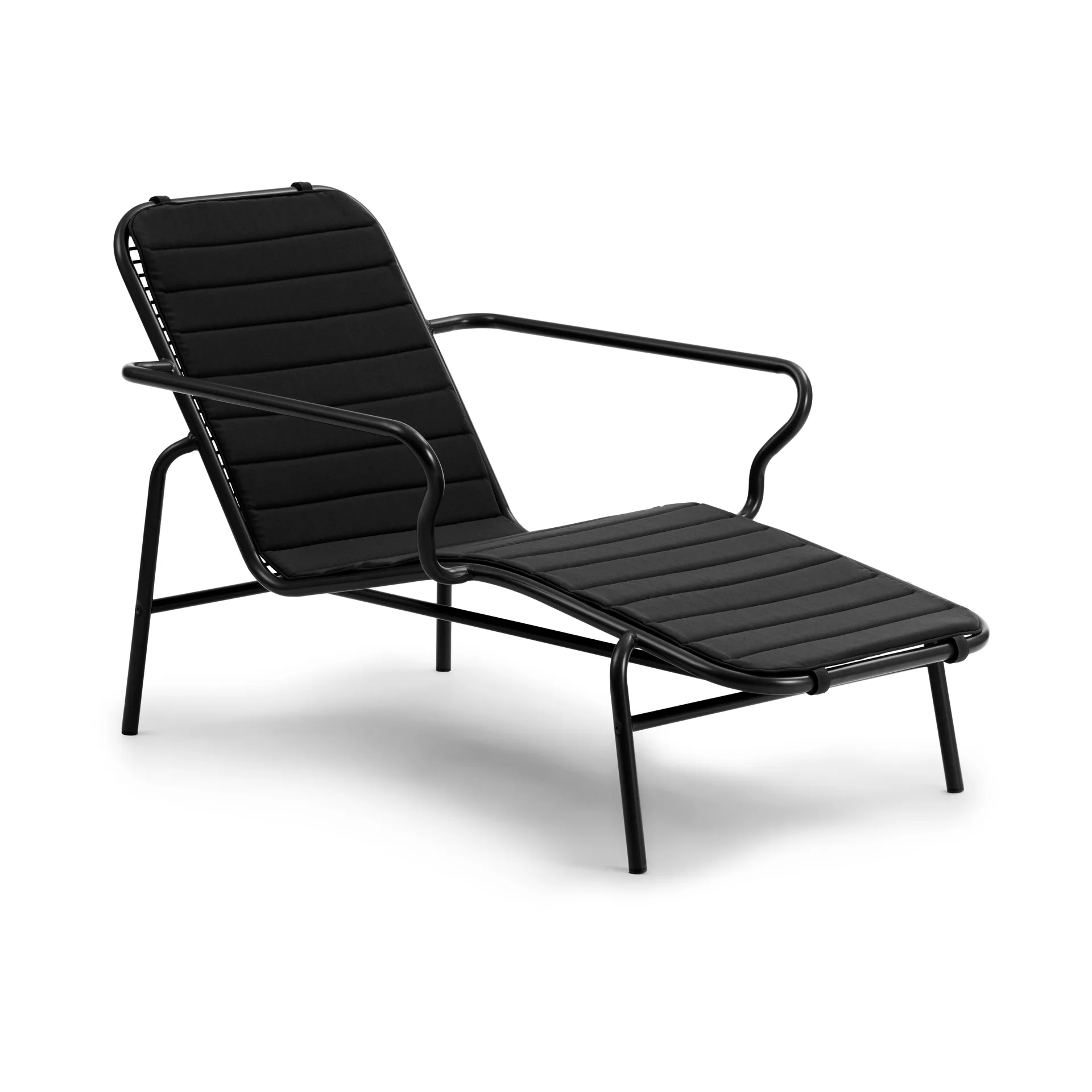 Coussin Vig pour chaise longue, Black Normann Copenhagen