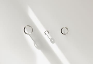 Crochet Loop petit Ø9,4 cm - Zinc brossé - Normann Copenhagen