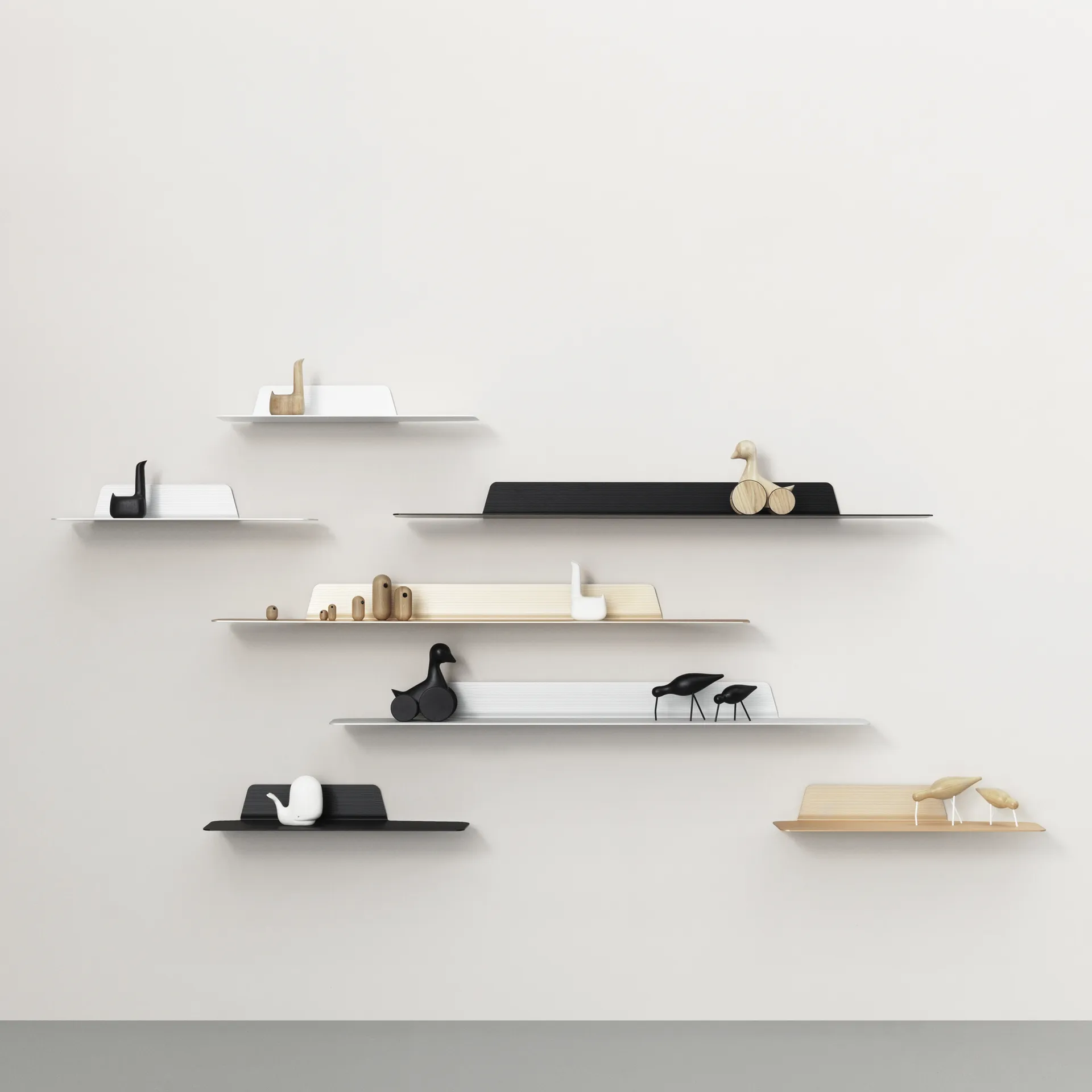 Étagère Jet, noir, aluminium, 80 cm Normann Copenhagen