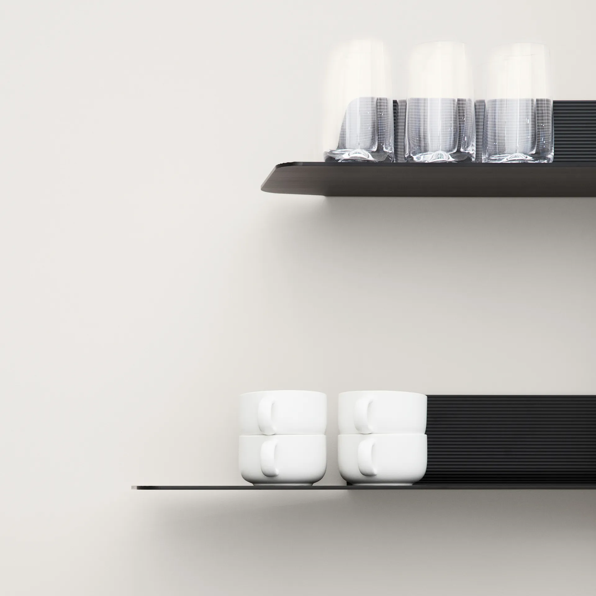 Étagère Jet, noir, aluminium, 80 cm Normann Copenhagen