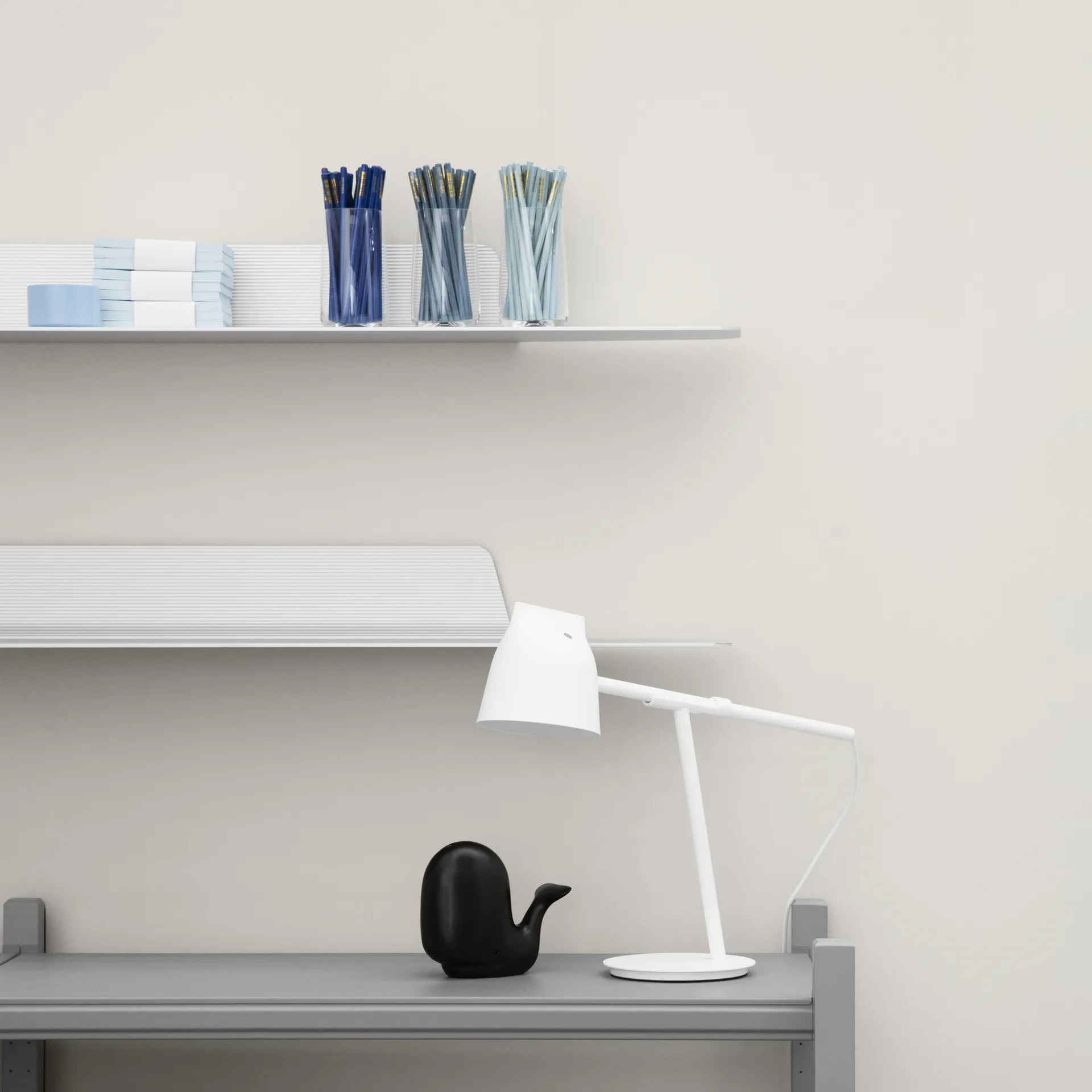 Étagère Jet, noir, aluminium, 80 cm Normann Copenhagen