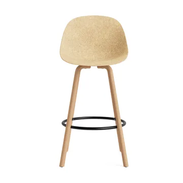 Fauteuil avec accoudoirs Mat Bar Armchair 75 cm - Hemp-hêtre-acier noir - Normann Copenhagen