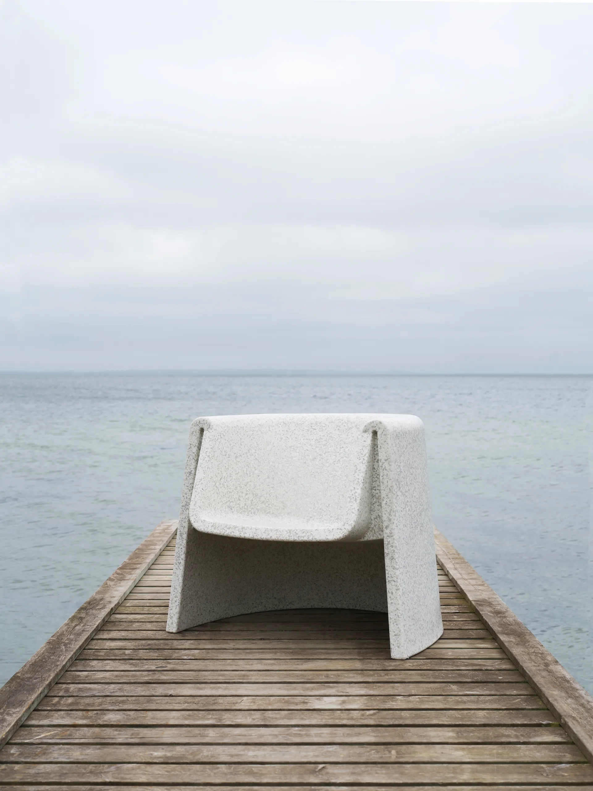 Fauteuil Bit Lounge Chair, Blanc Normann Copenhagen