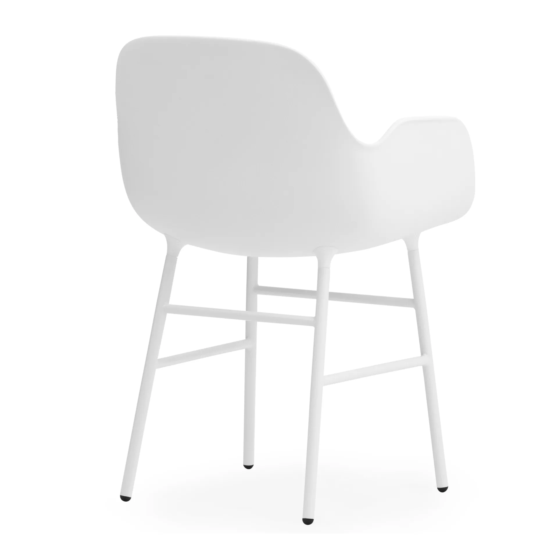 Fauteuil Form pieds en métal, Blanc Normann Copenhagen
