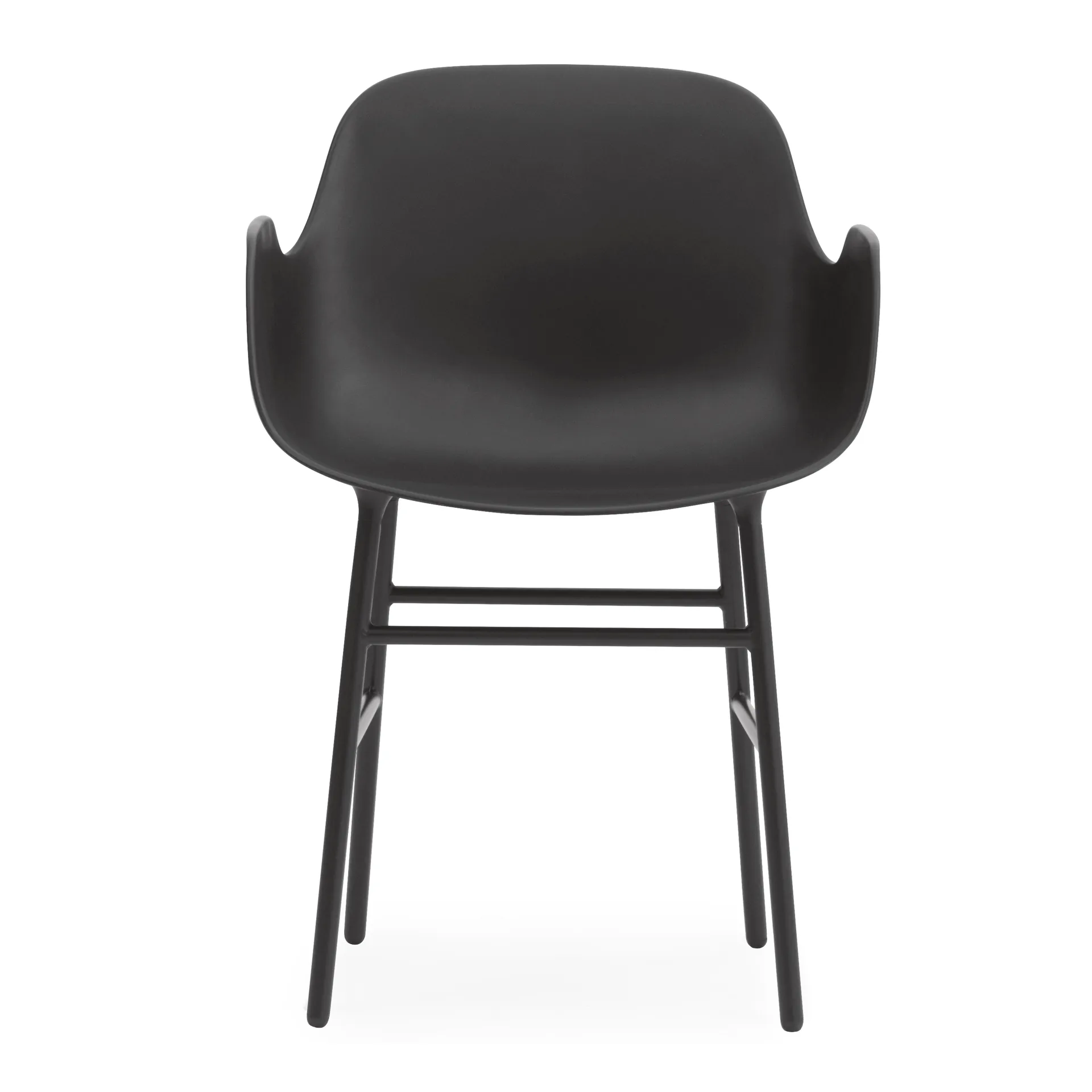 Fauteuil Form pieds en métal, Noir Normann Copenhagen