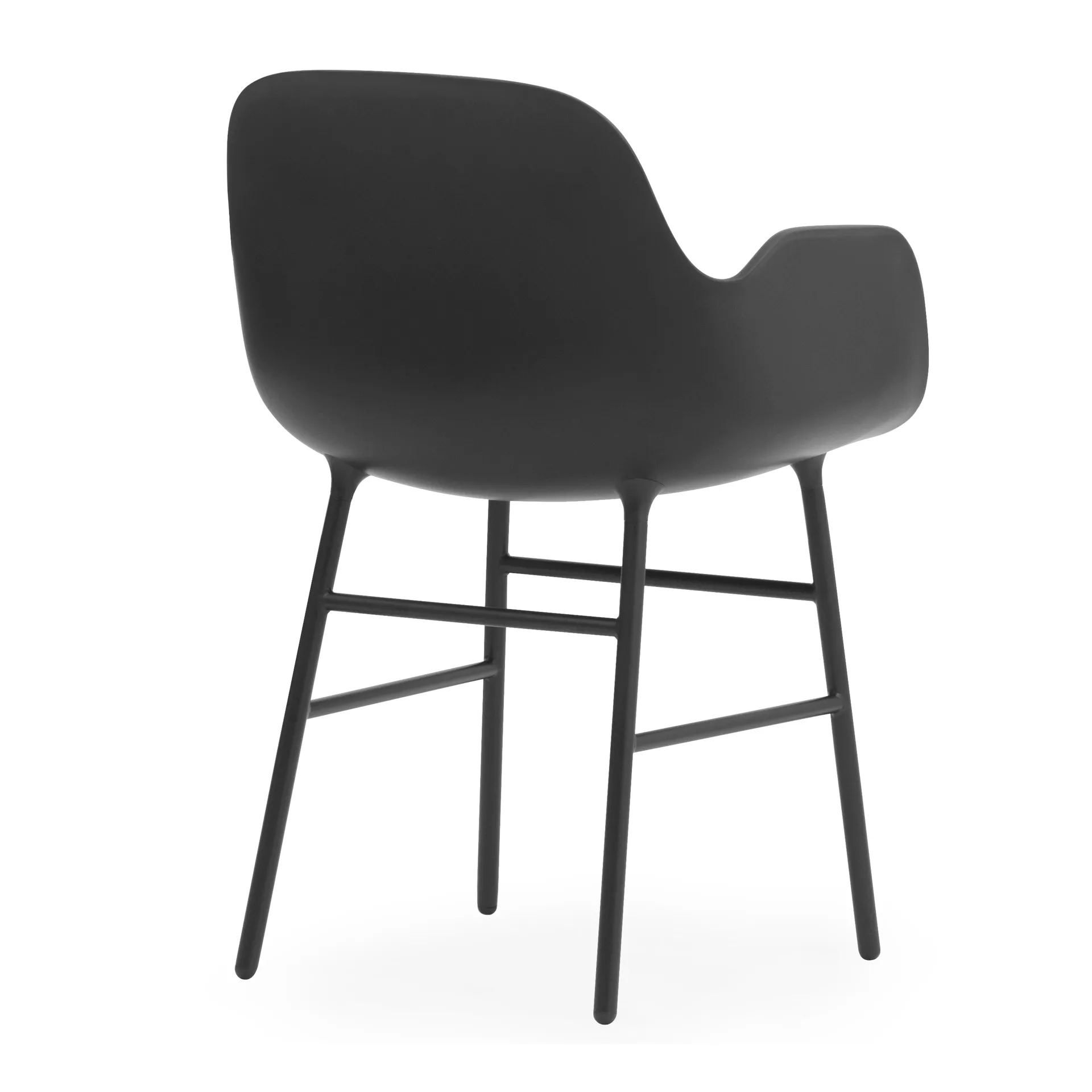 Fauteuil Form pieds en métal, Noir Normann Copenhagen