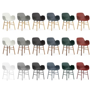 Fauteuil Form pieds en métal - Vert - Normann Copenhagen