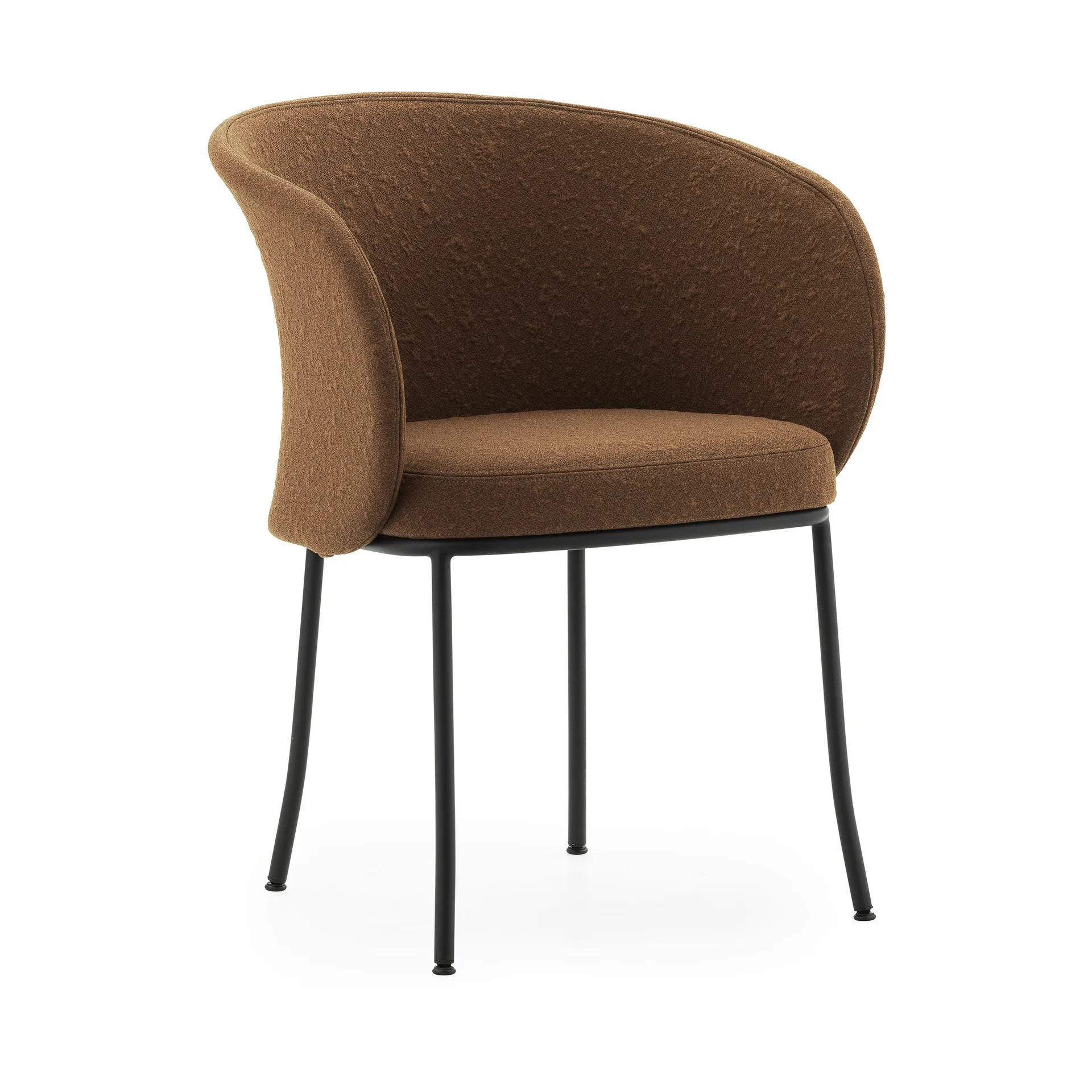 Fauteuil Knit, Brandy-noir acier Normann Copenhagen