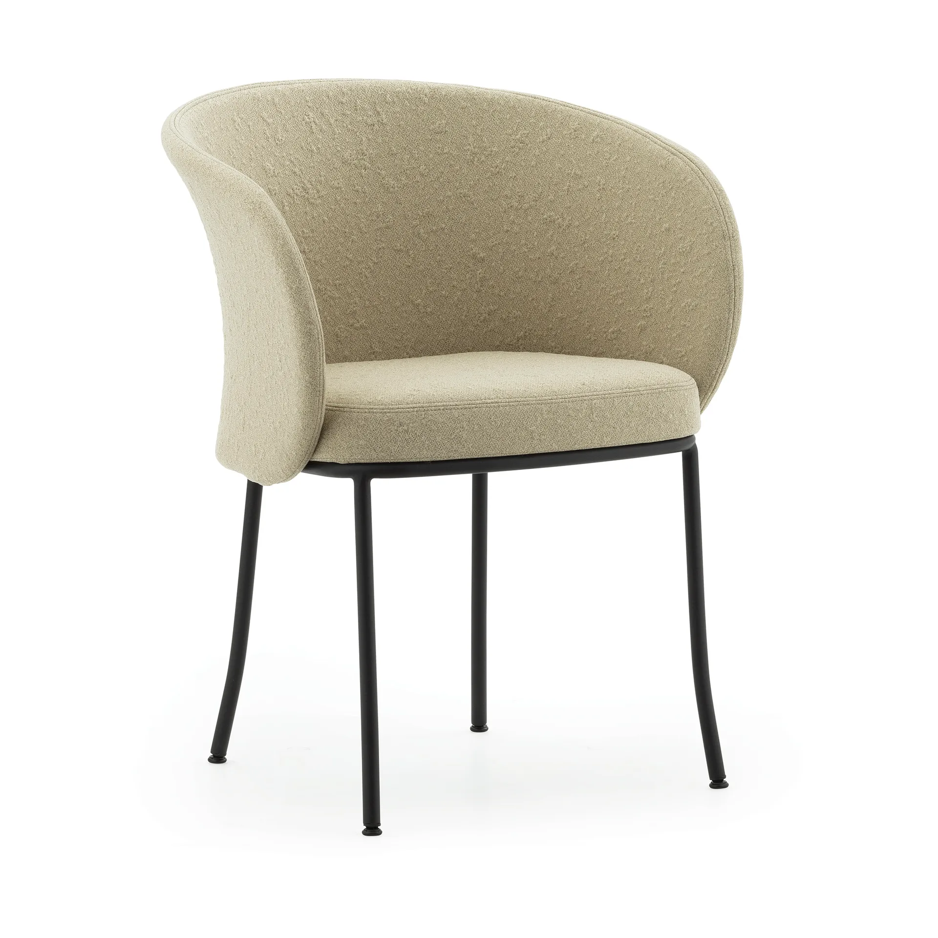 Fauteuil Knit, Sable-black steel Normann Copenhagen