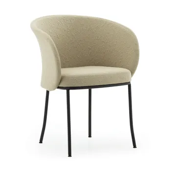 Fauteuil Knit - Sable-black steel - Normann Copenhagen