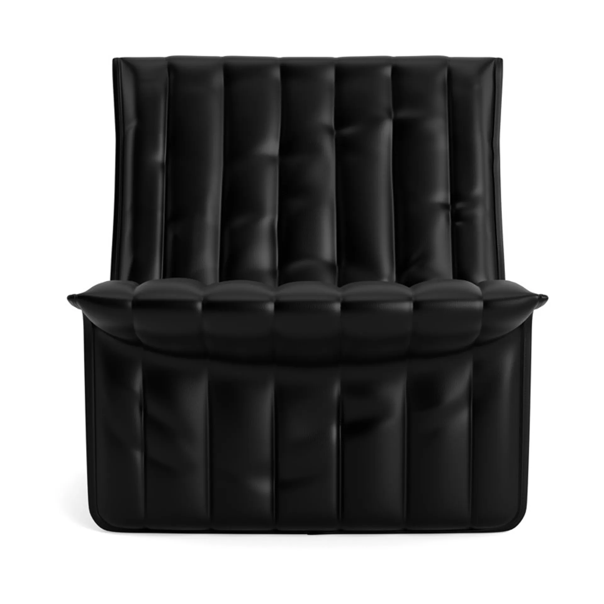 Fauteuil lounge Limit, Cuir Ultra 41599 noir Normann Copenhagen