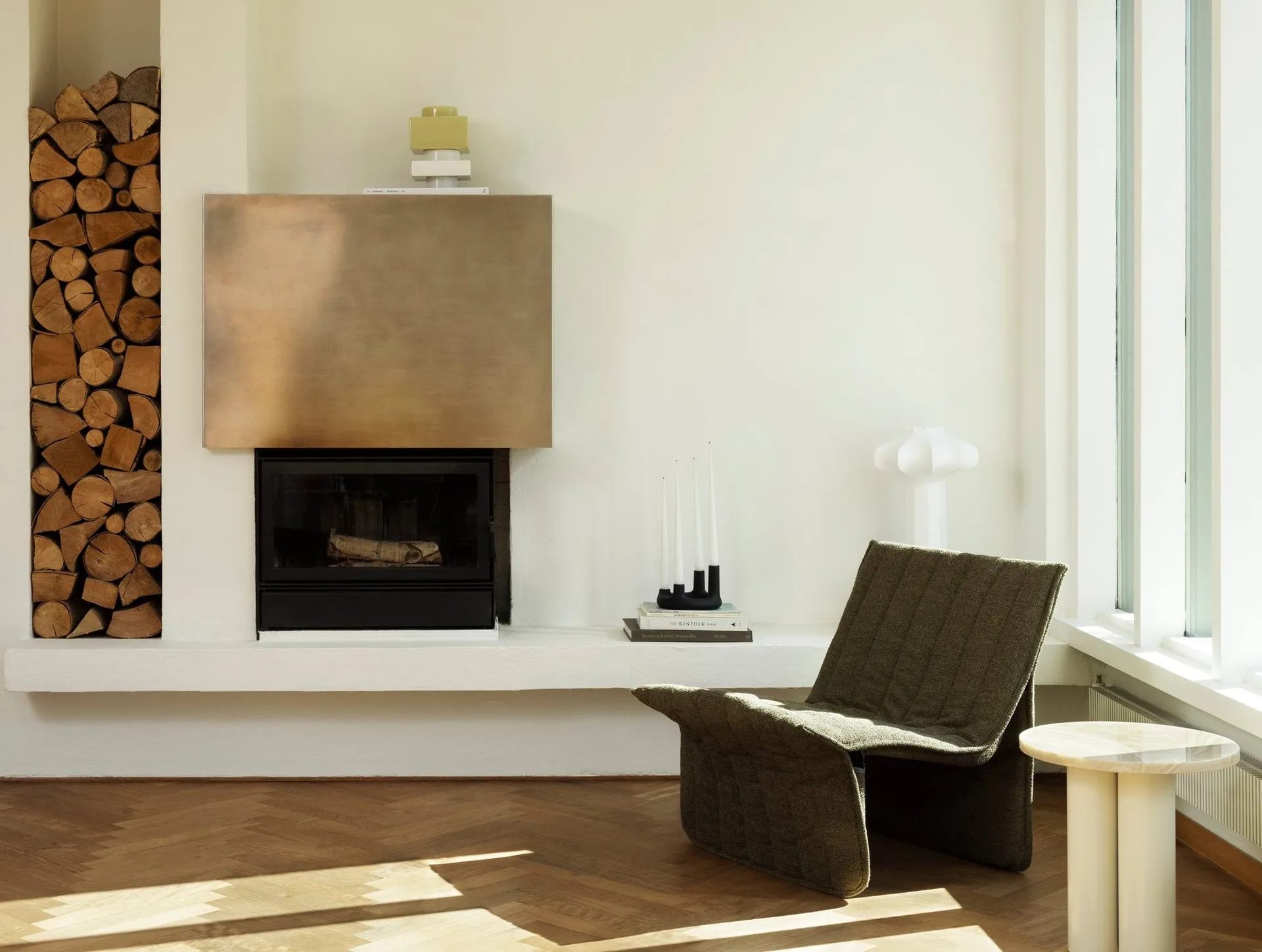 Fauteuil lounge Limit, Hallingdal 110 gris clair Normann Copenhagen