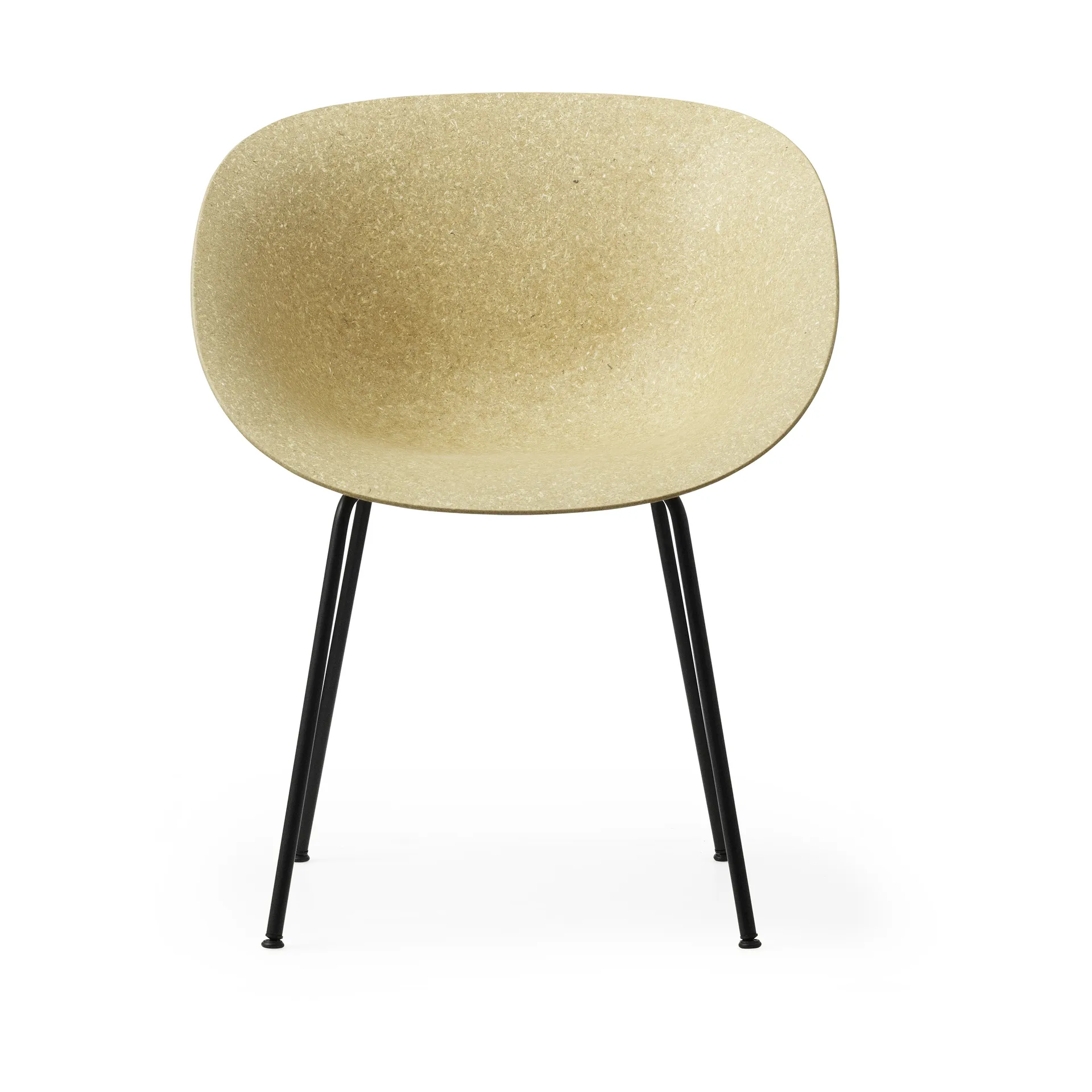 Fauteuil Mat Armchair, Hemp-black steel Normann Copenhagen