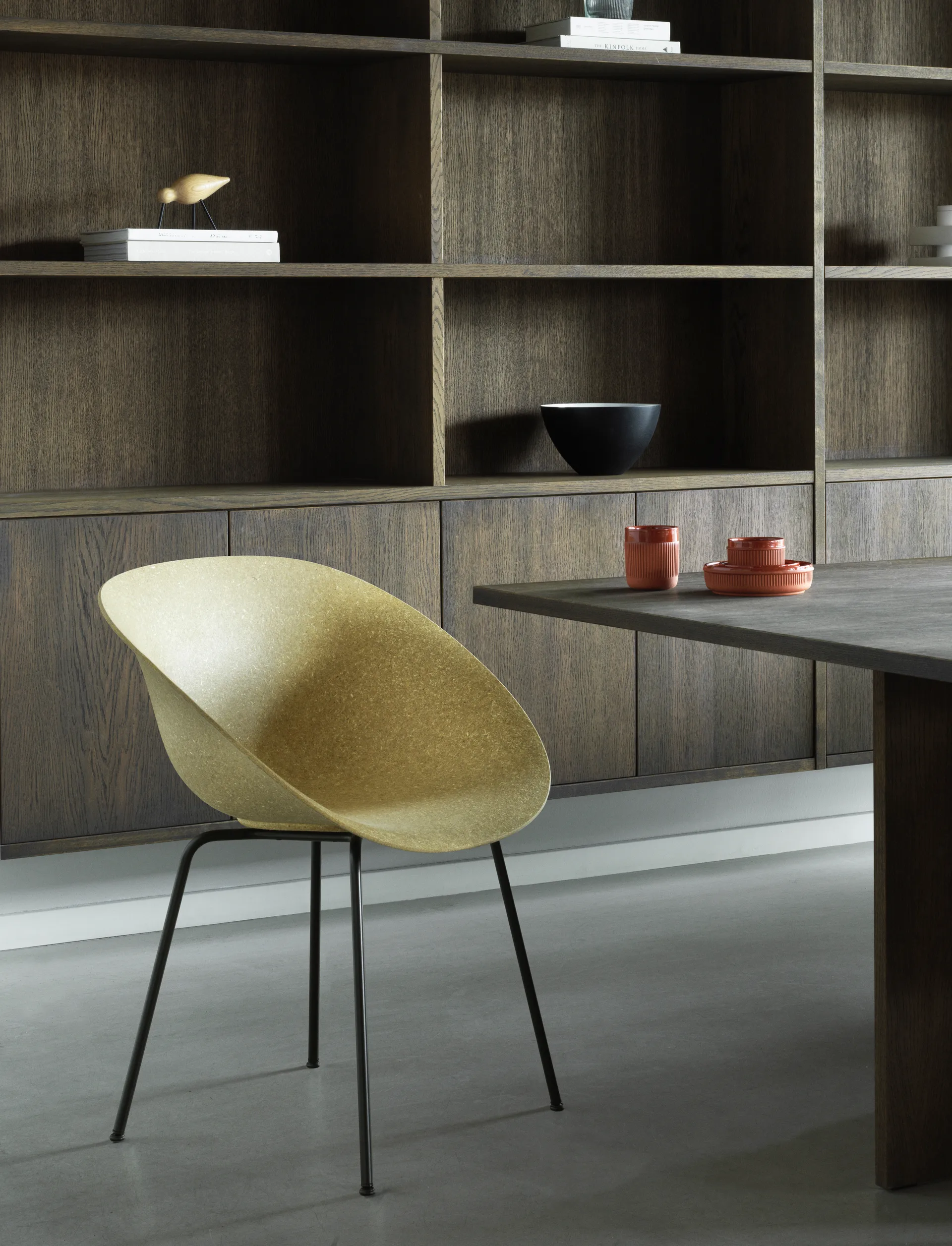 Fauteuil Mat Armchair, Hemp-black steel Normann Copenhagen