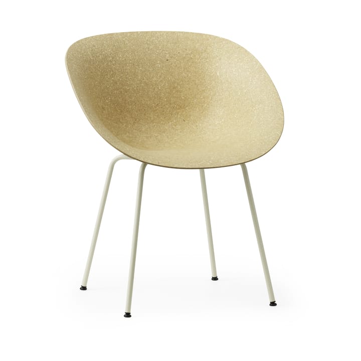 Fauteuil Mat Armchair - Hemp-cream steel - Normann Copenhagen