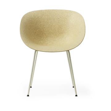 Fauteuil Mat Armchair - Hemp-cream steel - Normann Copenhagen