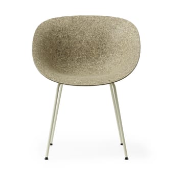 Fauteuil Mat Armchair - Seaweed-cream steel - Normann Copenhagen