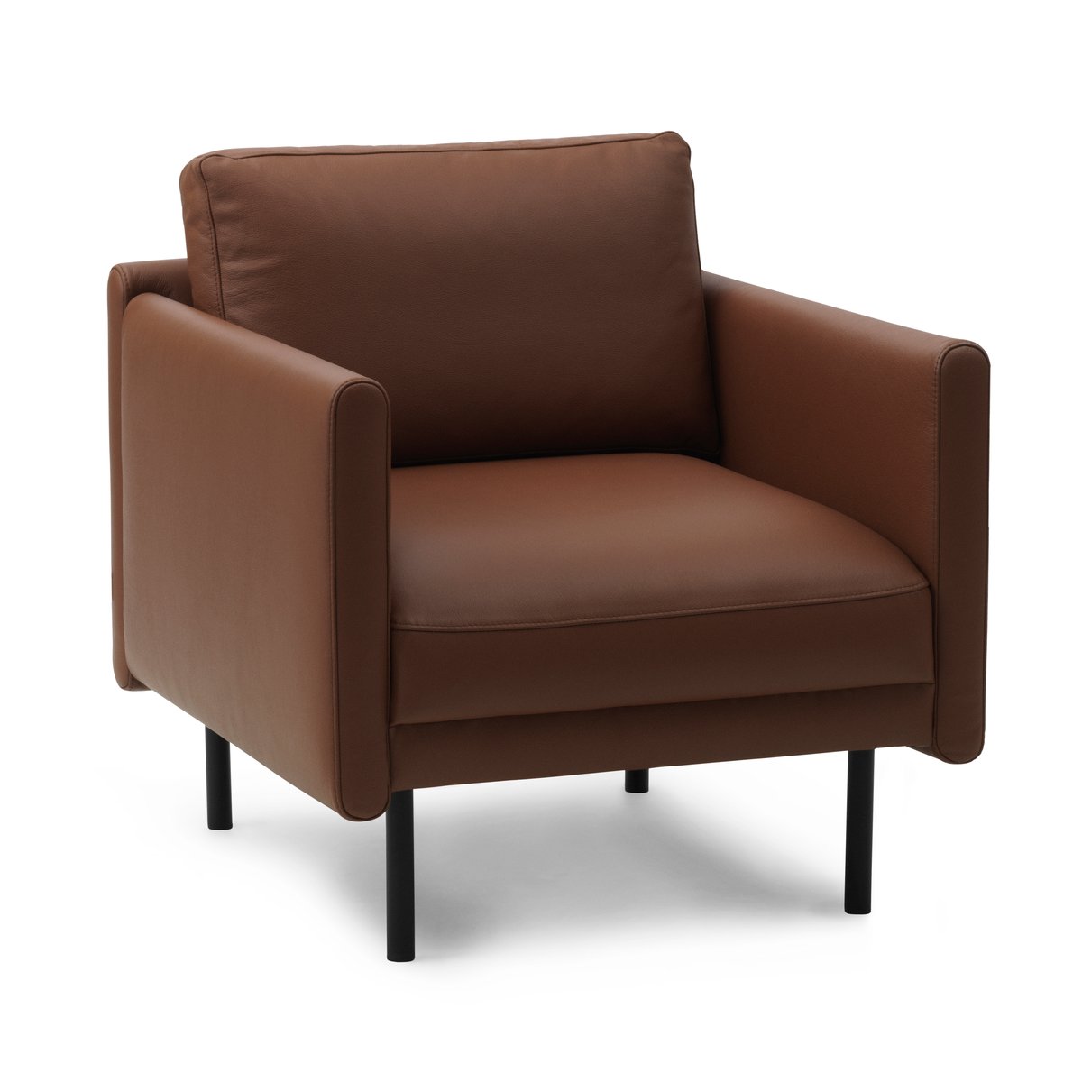 Normann Copenhagen Fauteuil Rar Omaha leather cognac