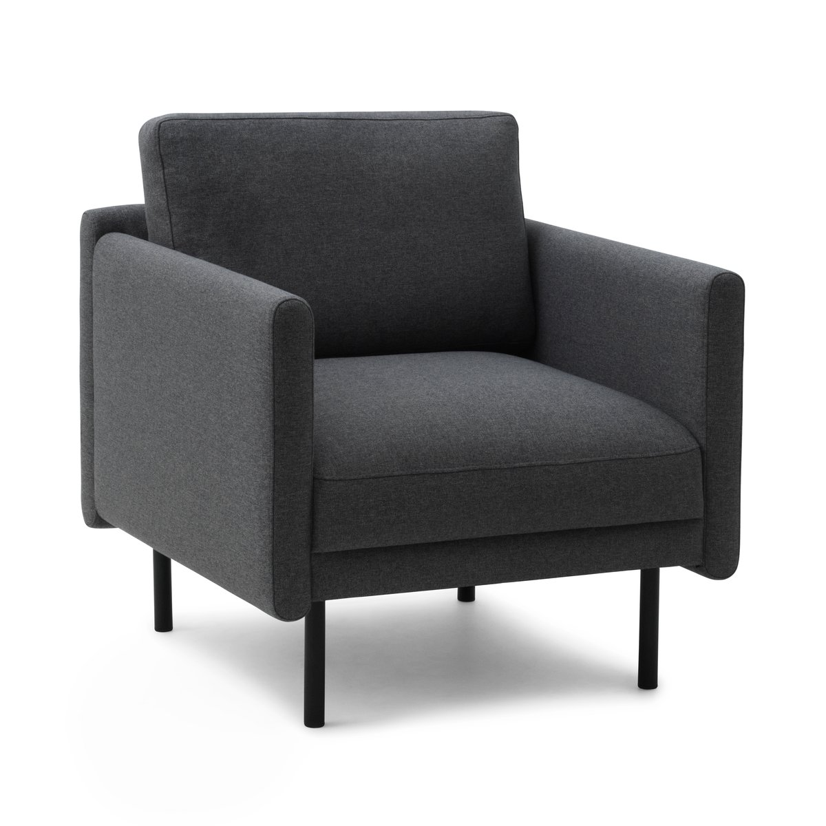 Normann Copenhagen Fauteuil Rar Re-Born dark grey | Design Scandinave | Chaises, tabourets & poufs | Gris