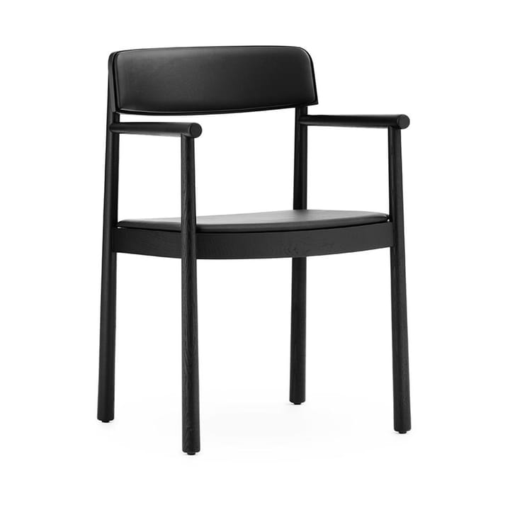 Fauteuil Timb avec coussin - Noir/ Ultra Leather - Black - Normann Copenhagen