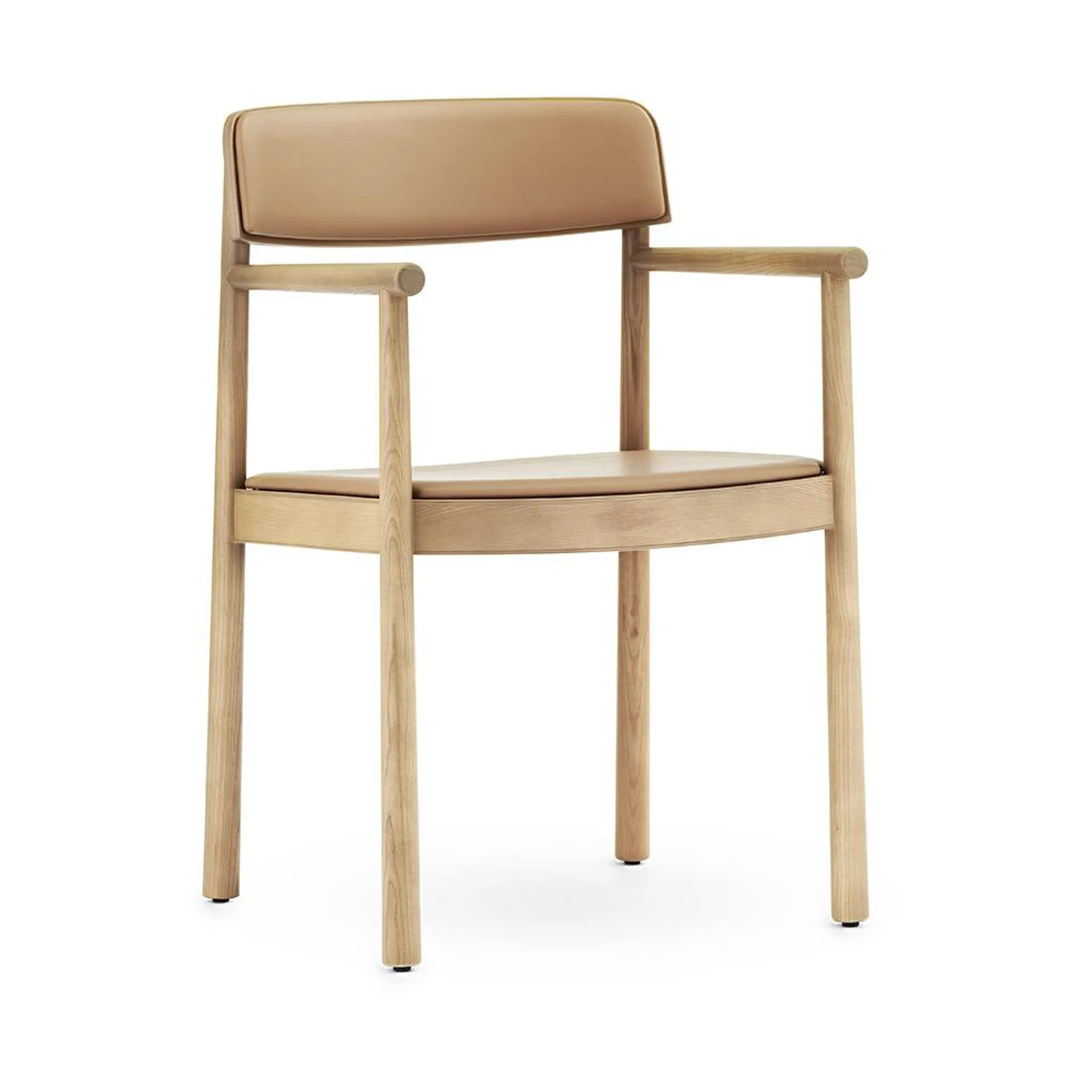 Fauteuil Timb avec coussin, Tan/ Ultra Leather - Camel Normann Copenhagen