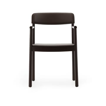 Fauteuil Timb - Brown ash-Ultra Leather Chocolate - Normann Copenhagen