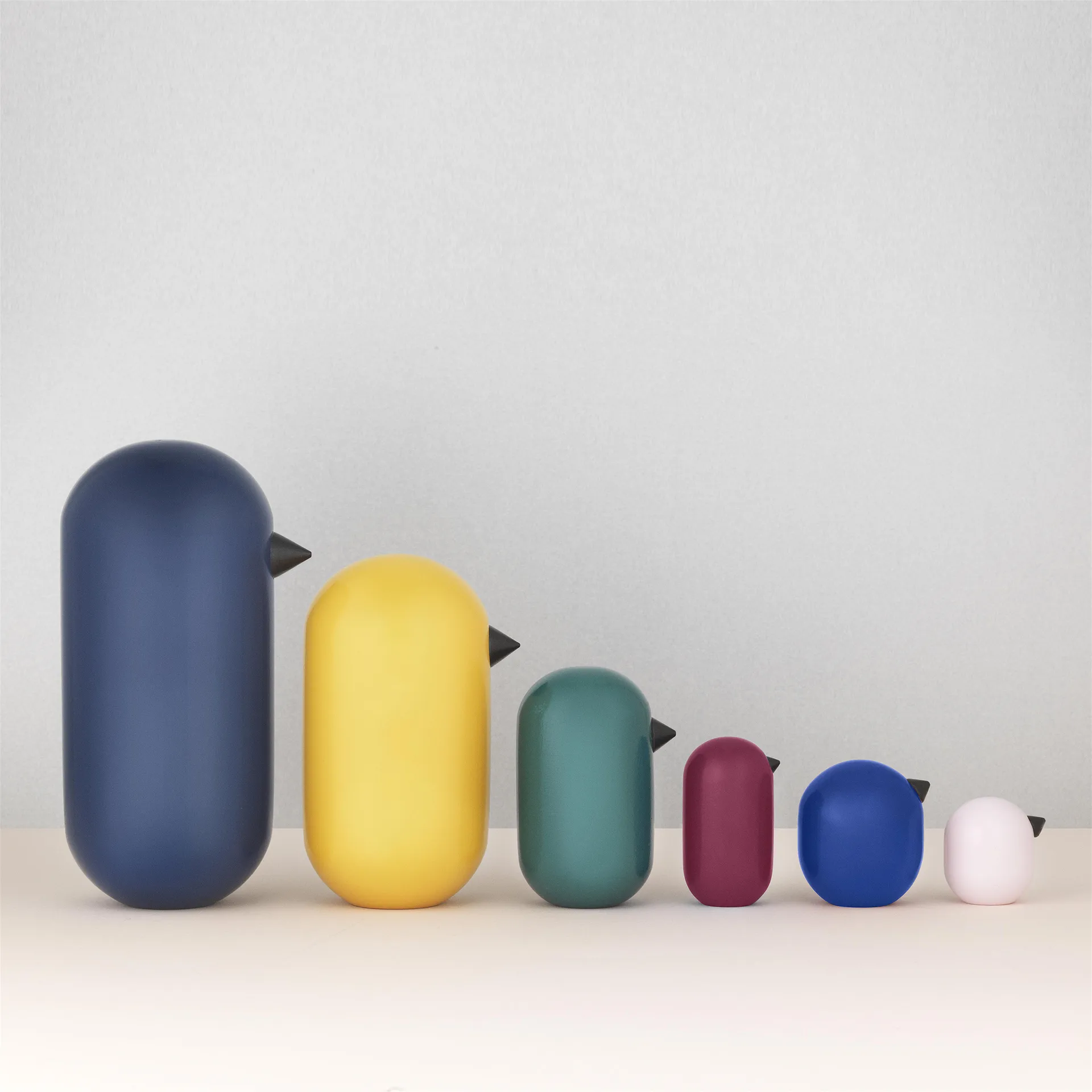 Figurine Little Bird couleur, magenta, 5 cm Normann Copenhagen