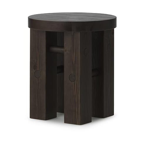 Fyr tabouret 45 cm - Dark brown - Normann Copenhagen