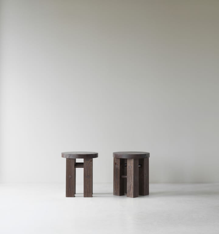 Fyr tabouret 45 cm - Dark brown - Normann Copenhagen