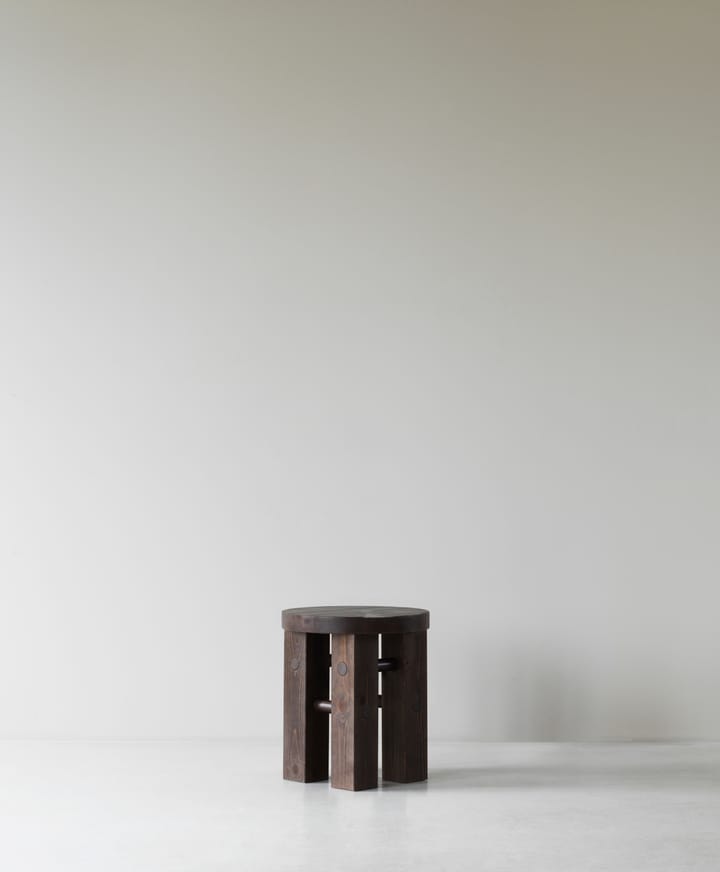 Fyr tabouret 45 cm - Dark brown - Normann Copenhagen