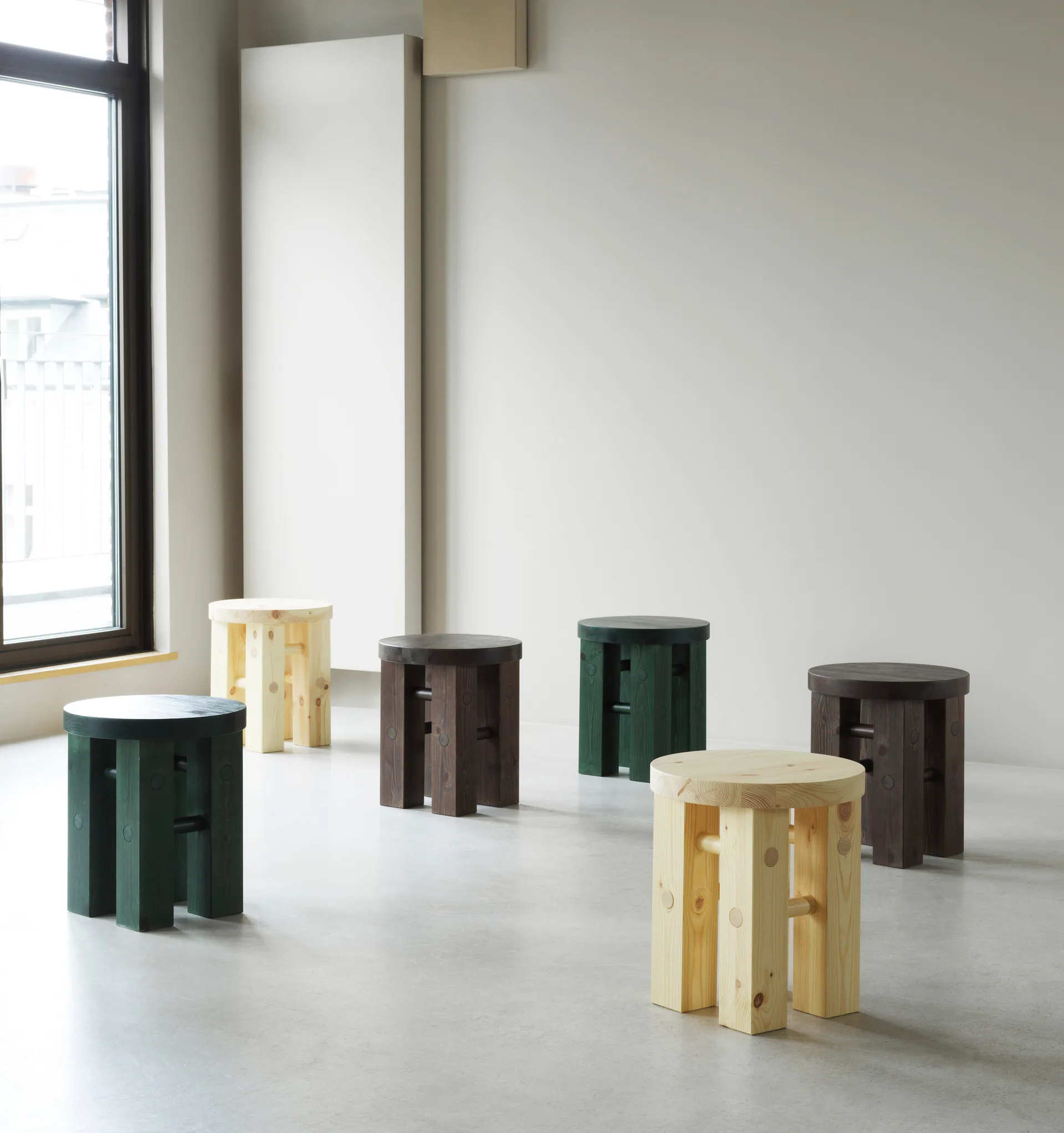 Fyr tabouret 45 cm, Pine Normann Copenhagen