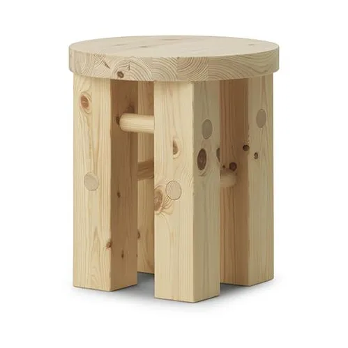 Fyr tabouret rond 45 cm - Pine, Ø40x45 cm - Normann Copenhagen