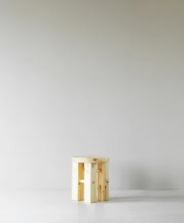Fyr tabouret rond 45 cm - Pine, Ø40x45 cm - Normann Copenhagen
