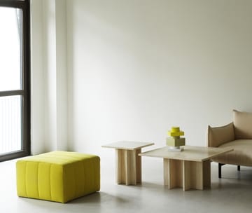 Grande table basse Edge - Travertine - Normann Copenhagen