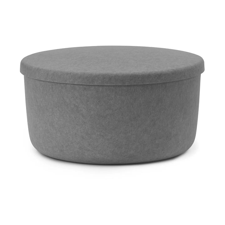 Hide Storage pouf grand - Gris - Normann Copenhagen