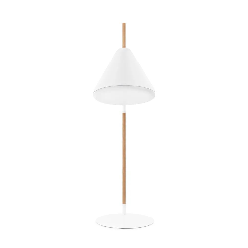 Lampadaire Hello, grey, structure en hêtre Normann Copenhagen