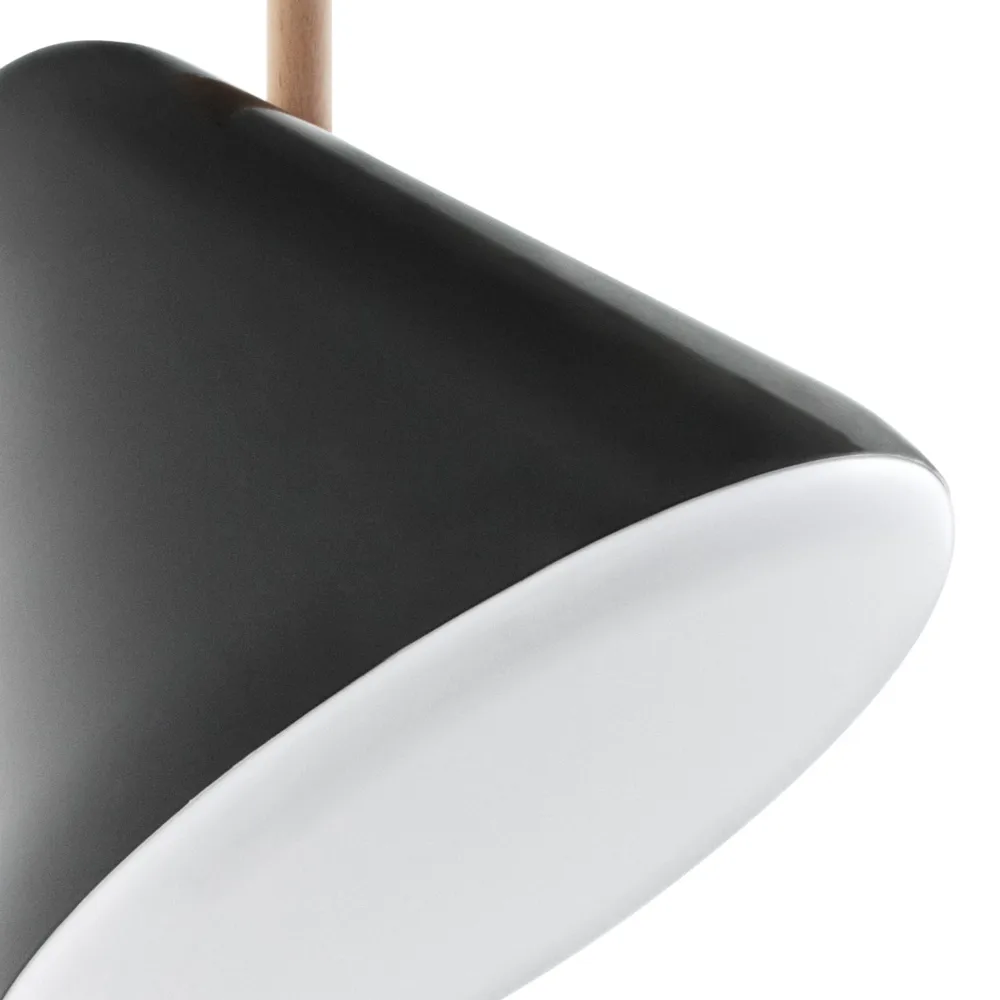 Lampadaire Hello, grey, structure en hêtre Normann Copenhagen