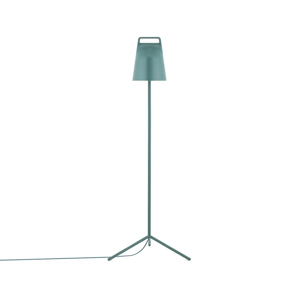 Normann Copenhagen Lampadaire Stage petrol green, acier revêtu par poudre