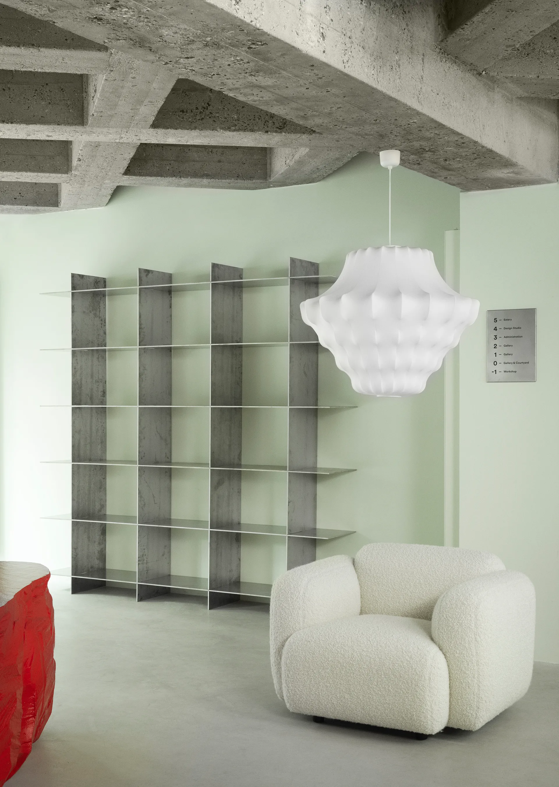 Lampe à suspension Phantom Grand, Blanc Normann Copenhagen