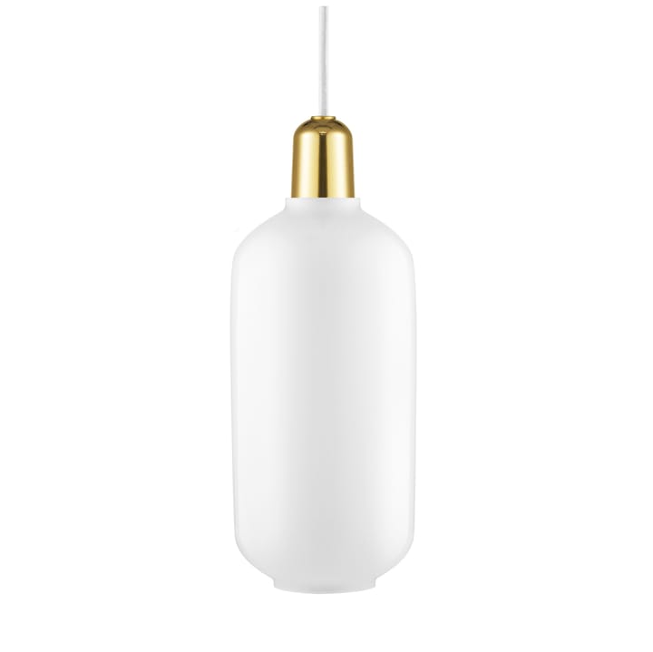 Lampe Amp grande - Blanc-laiton - Normann Copenhagen