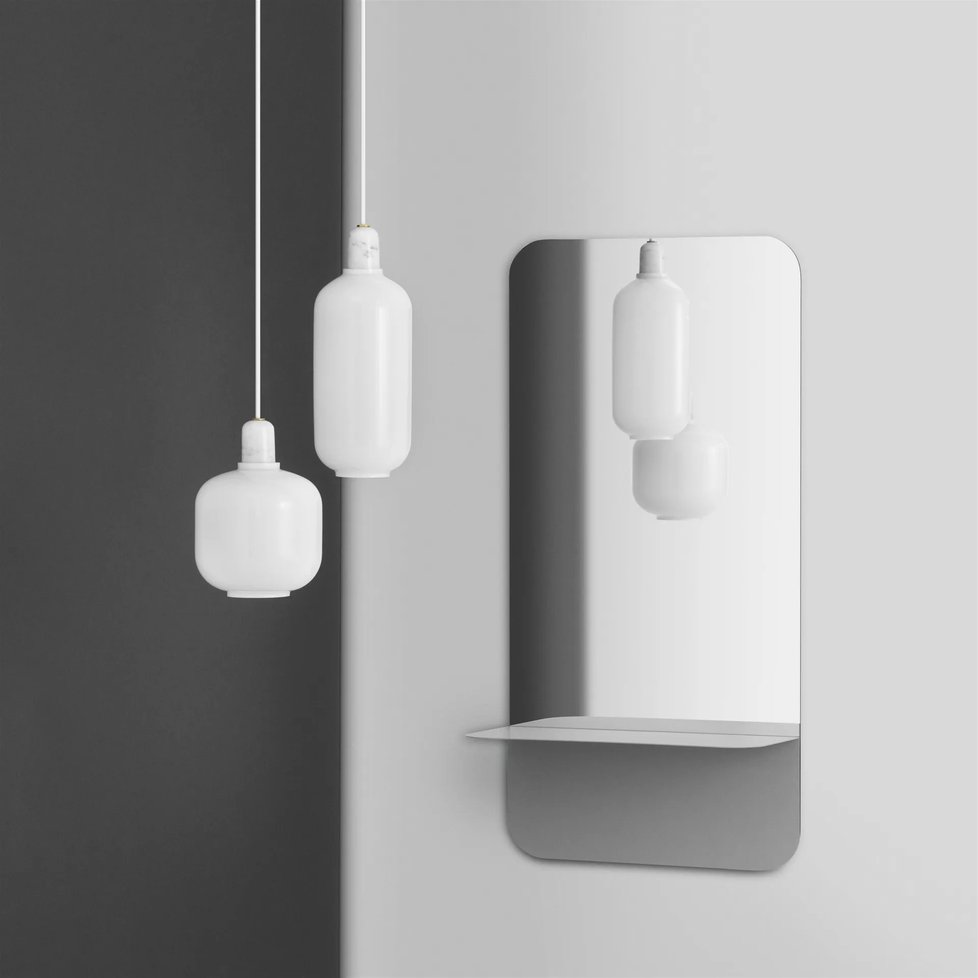 Lampe Amp grande, blanc Normann Copenhagen