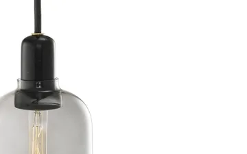 Lampe Amp grande - gris-noir - Normann Copenhagen