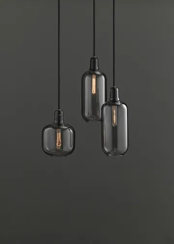 Lampe Amp grande - gris-noir - Normann Copenhagen